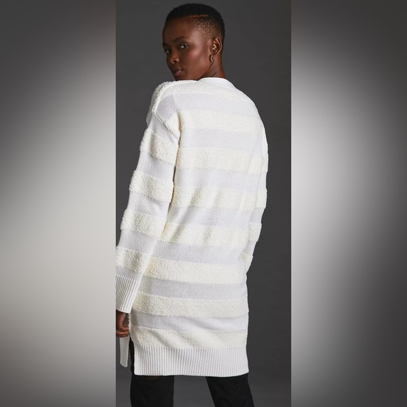 Daily Practice by Anthropologie Striped Cardigan Sweater, Size M - Picture 4 of 14